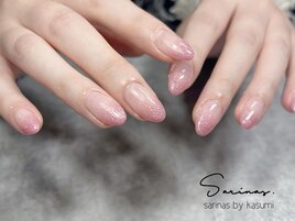 ピンクラメグラデーション♪