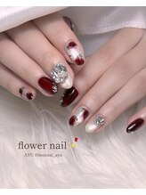 リアンド(Li&)/薔薇ネイル