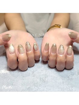 マグネットガラスフレンチネイル