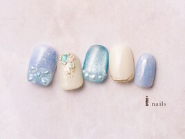 うるキラブルーネイル