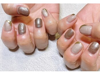 アトリエ グリッター(atelier glitter)/大人秋ネイル