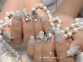 モアネイル 新宿/ワンホンネイル/持ち込み/新宿