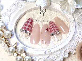 リュミエール(Lumiere)/千鳥柄ネイル