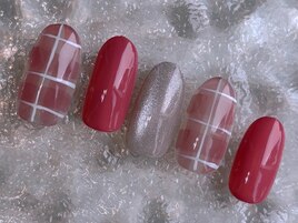 チェックネイル