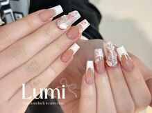 ルミネイル 大宮東口店(Lumi Nail)/白咲くロマンチック