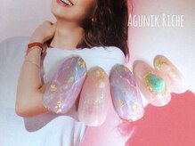 アグニークリッシェ(Agunik Riche)/【大理石ネイル】