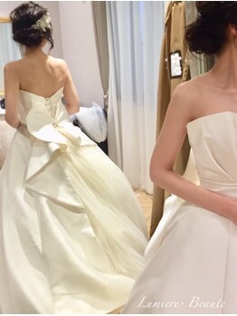 リュミエールボーテ/ドレスご試着前にお越しに♪