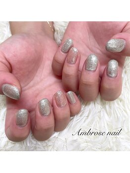 アンブローズネイル(Ambrose nail)/キラキラワンカラー