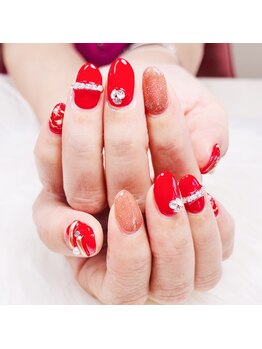 カメレオンネイル/秋ネイル