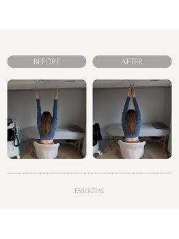 エッセンシャル 南海難波店(ESSENTIAL)/肩こり&巻き肩&猫背改善¥2,000