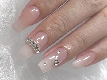 ステラ(Stella)の写真/シンプルだからこそ際立つ美フォルムネイル☆カラーミックス◎あなたに似合う色を作ります♪