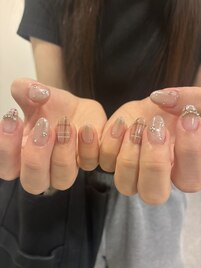 チェックネイル