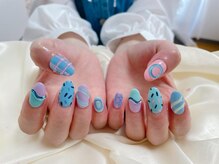 モグネイル(Mogunail)/パステルぷくぷくネイル