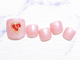 ハートフットネイル