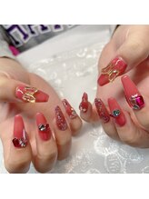 ミヤ 川崎店(MIYA)/ピンクビジューネイル♪