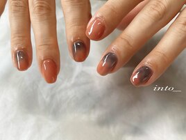 ニュアンス　水彩風　テラコッタ