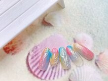 ネイルサロン&スクール ジーナ(GINA)/カラフルニュアンスネイル