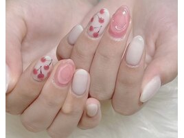 さくらんぼネイル