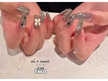 アイネイルトゥー 小倉(ai nail two)/グレーネイル