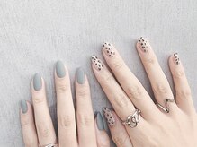 ドレス ネイルアンドアイラッシュ 三国(Dress)/くすみカラー×レオパード○