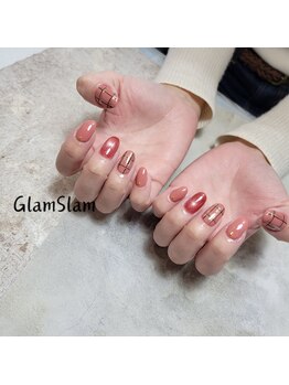 グラムスラム 福島店(GLAMSLAM)/チェックネイル♪