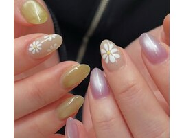 春パステルカラーネイル