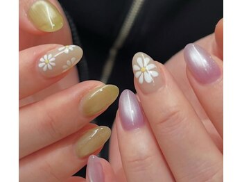 ネイルアンドアイラッシュスタジオ シュシュ(chouchou)/春パステルカラーネイル