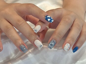 シャルム(charme)/夏カラーモチーフnail