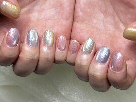 【パラジェルネイル 夏ネイル】