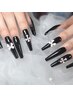 ［HAND］ショート爪解消☆長さ出し10本＋ワンカラー
