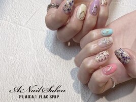 4/26　押し花Nail♪