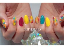 グリッターネイル(GLITTER NAILS)/持ち込みネイル