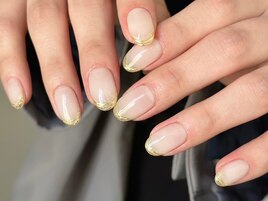 先端ニュアンス乳白色！