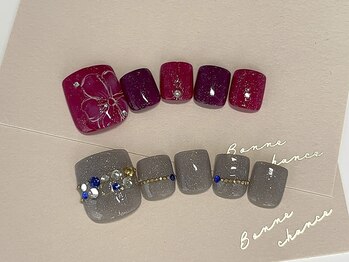 ココネイル(CoCo Nail)/大人フラワーFOOT