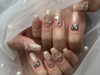 トリー アンド デリー(Toliy&Deliy)/エレガントピンク・ハートネイル