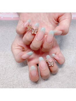 バニーアイズ 博多店(Bunny eyes)/パーツアクセ＆クリア系フレンチ