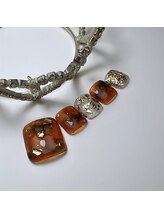 ブリリアント/NEW Foot 秋ネイル♪