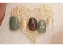 ネイルサロンプリッシュ 横浜店(prish)/2月号 5000円　抹茶　チョコ