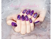 エンジェルネイルサロン(Angel nail salon)/キラキラ星空ネイル