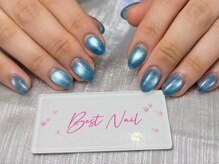 Best Nail 銀座店【ワンホンネイル・スカルプ・パラジェル・上品ジェルネイル】/マグネットネイル