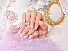 ワンホンネイル 新宿(Rumi Nail)/チークネイル/ベイビーブーマー