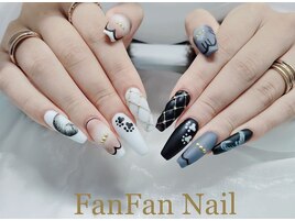 チップ長さ出しゴージャスネイル