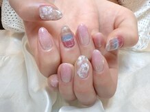 マイフェアレディ 今池(MyFairLady)/ふんわり春色ニュアンスネイル