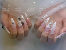 チップネイル(Chip Nail)/長さ出し/グラデ