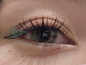 アイクイック 高田馬場店(Ai Quick)/目尻にポイントカラー！緑！