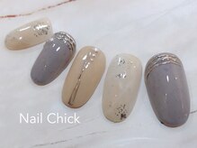 ネイルチックコウベ 銀天街店(Nail Chick kobe)/大人ニュアンスネイル