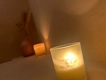 はりと美容鍼灸治療院(HaRi&美容鍼灸治療院)/キャンドルが揺らめく空間