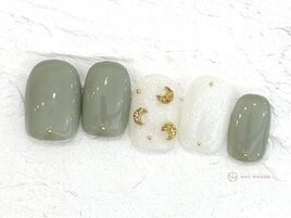 三日月ネイル¥8050