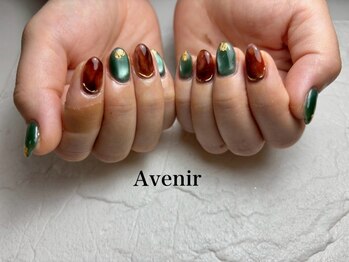 誠心堂整骨院 ネイルサロンアヴェニール(Avenir)の写真/【華やかデザインが得意◎】自分だけのお気に入りアートを…＊画像持ち込みOK！アートし放題も★