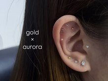 ブルー(BLUE)/耳ツボジュエリー★design¥4,000